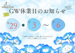GW休業のお知らせ